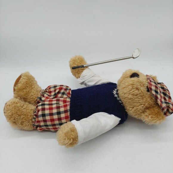 Wang’s International Teddy Bear Plush Golf Outfit Stuffed Animal - Picture 3 of 7